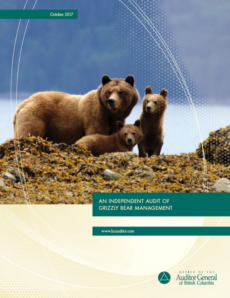 RELEASE: BC Auditor General Critiques Province's Grizzly Bear Management