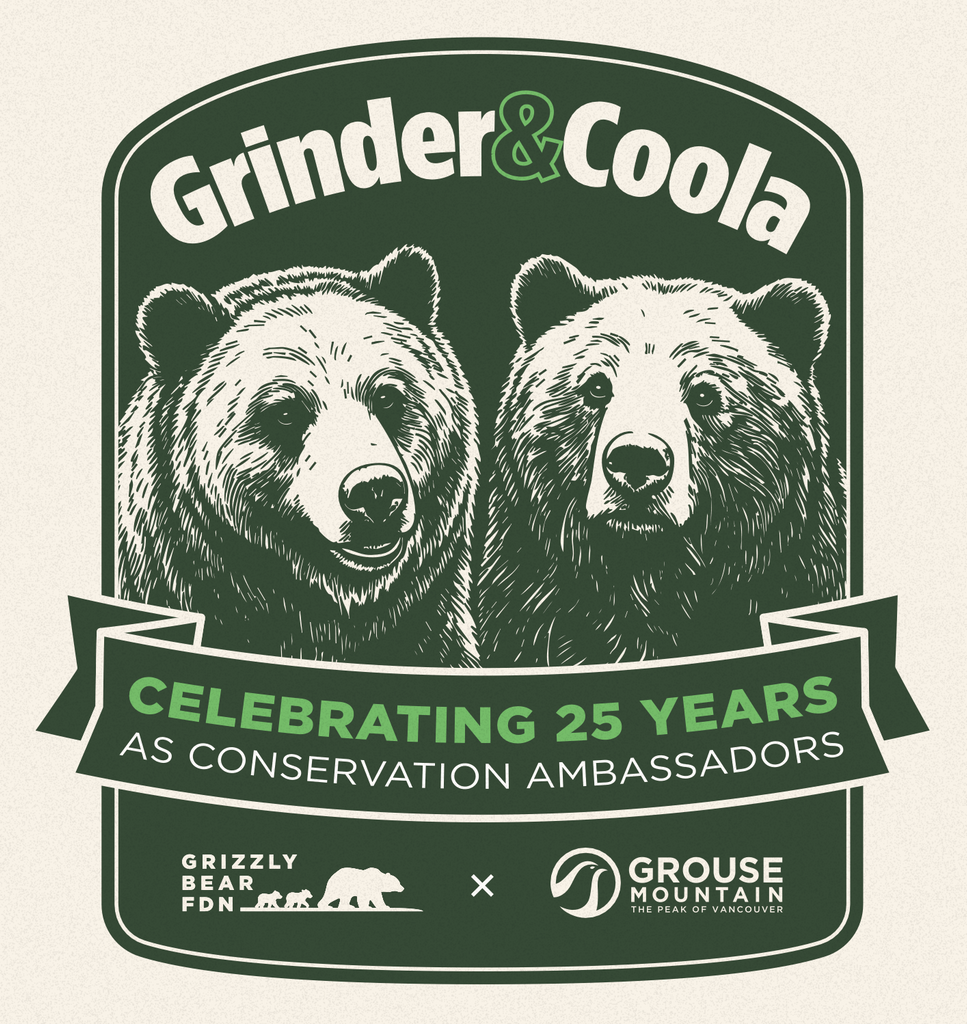 Limited Edition Grinder & Coola 25th Bear-thday Sticker
