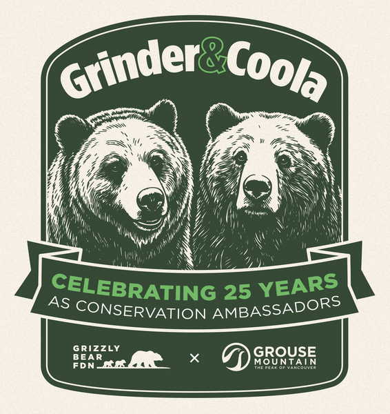 Limited Edition Grinder & Coola 25th Bear-thday Sticker